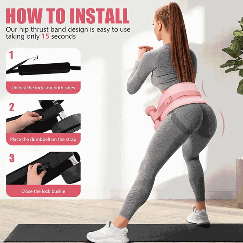 PeakArc Adjustable Hip Thrust Belt